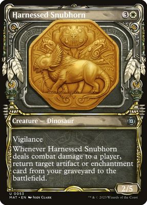 Harnessed Snubhorn Harnessed Snubhorn