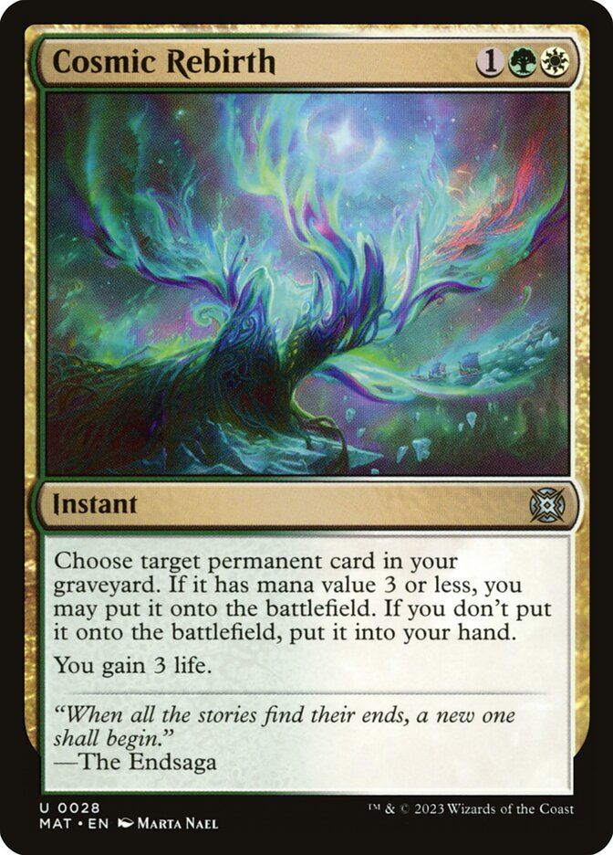 Cosmic Rebirth Cosmic Rebirth