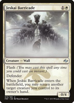 Jeskai Barricade Jeskai Barricade