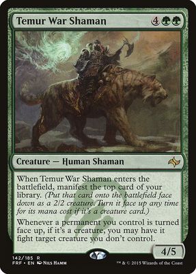 Temur War Shaman Temur War Shaman