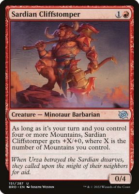 Sardian Cliffstomper Sardian Cliffstomper