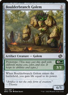 Boulderbranch Golem Boulderbranch Golem