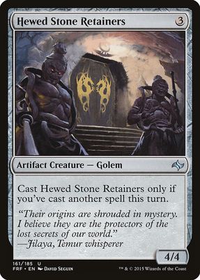 Hewed Stone Retainers Hewed Stone Retainers