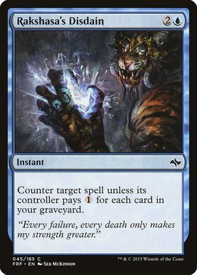 Rakshasa's Disdain Rakshasa's Disdain