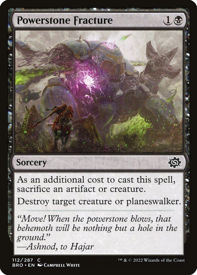 Powerstone Fracture Powerstone Fracture