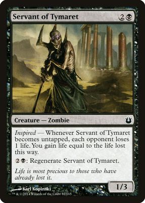 Servant of Tymaret Servant of Tymaret