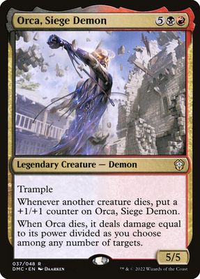 Orca, Siege Demon Orca, Siege Demon