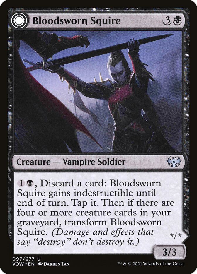 Bloodsworn Squire // Bloodsworn Knight Bloodsworn Squire // Bloodsworn Knight