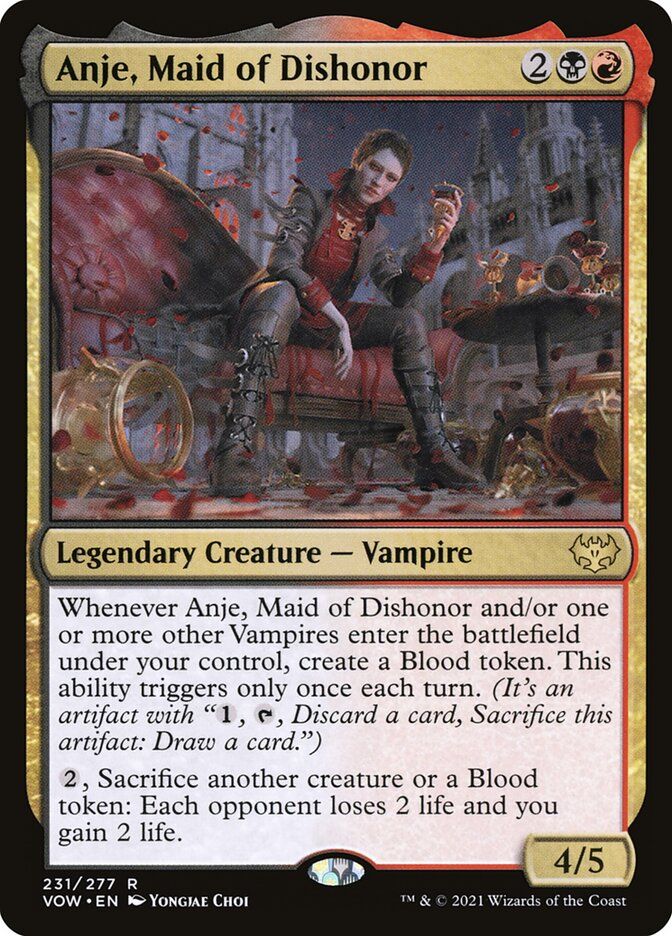Anje, Maid of Dishonor Anje, Maid of Dishonor