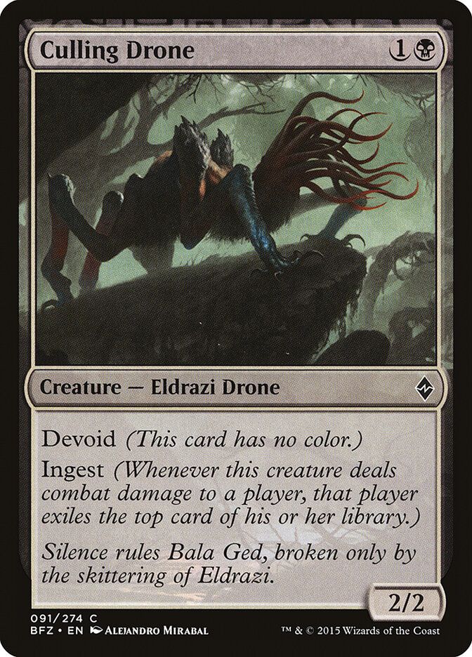 Culling Drone Culling Drone