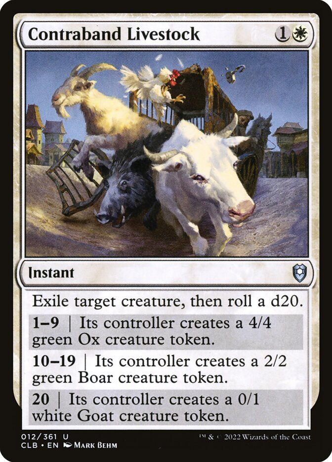 Contraband Livestock Contraband Livestock