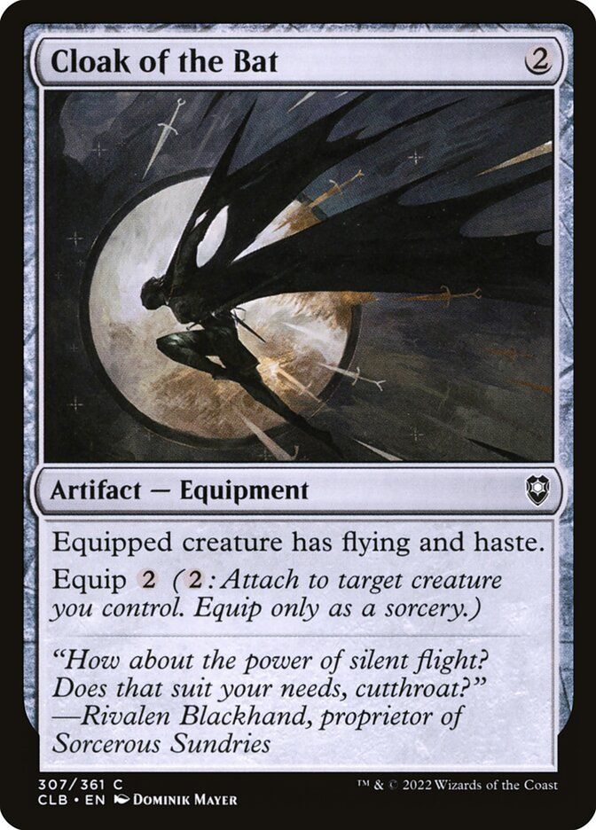 Cloak of the Bat Cloak of the Bat