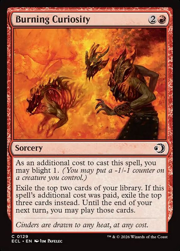 Burning Curiosity