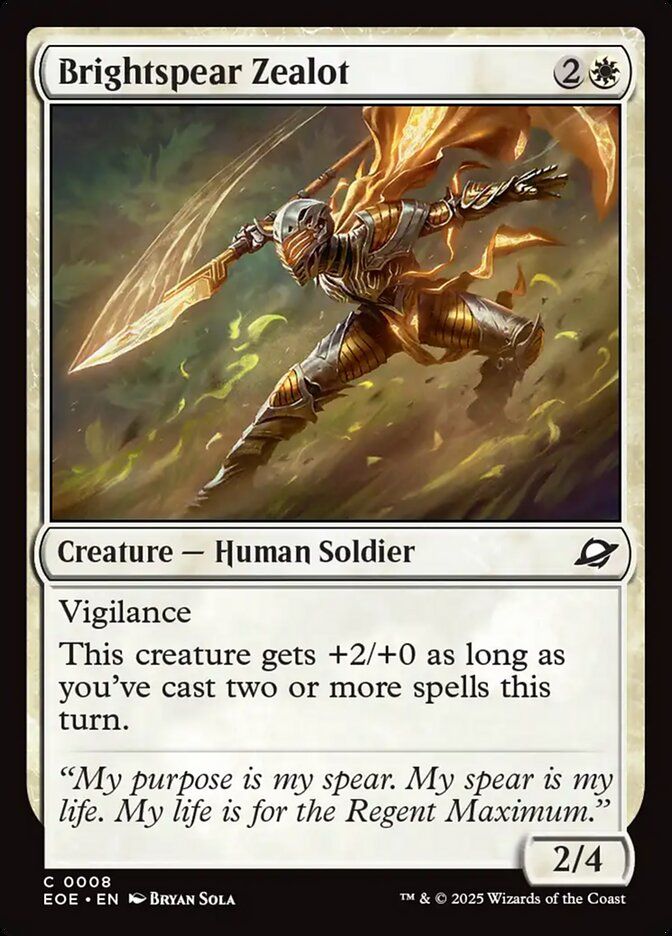 Brightspear Zealot Brightspear Zealot