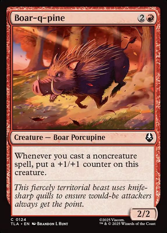Boar-q-pine