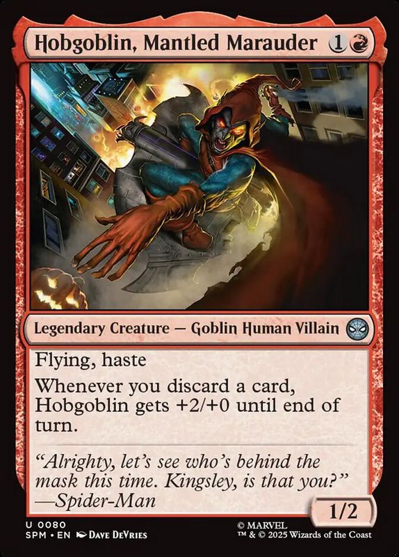 Hobgoblin, Mantled Marauder