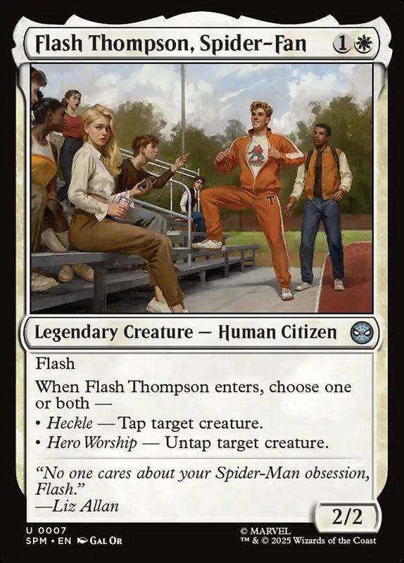 Flash Thompson, Spider-Fan