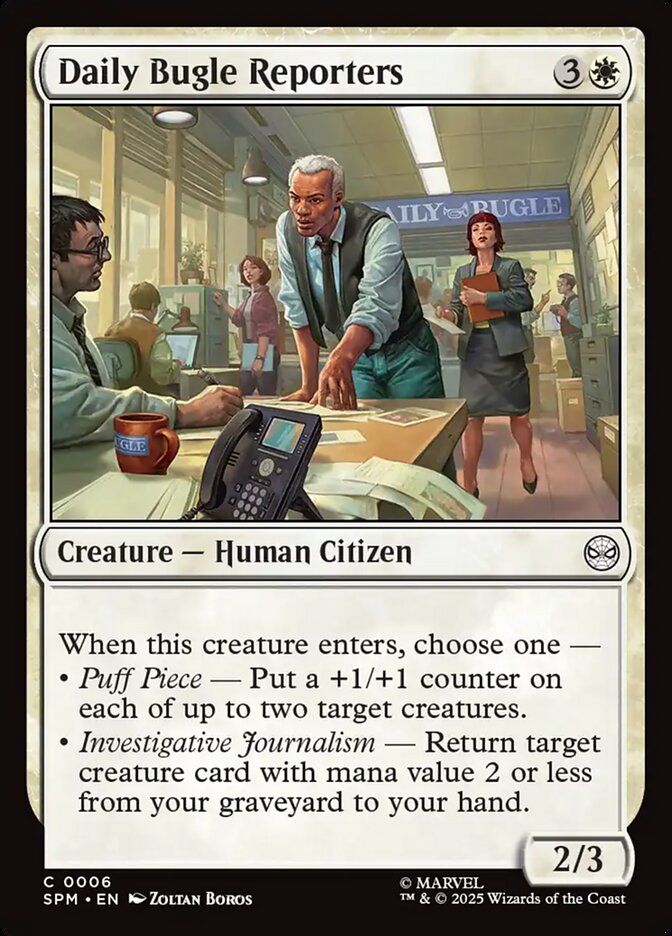 Daily Bugle Reporters Daily Bugle Reporters