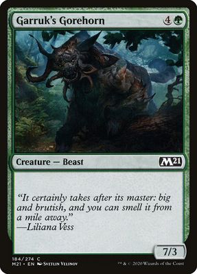 Garruk's Gorehorn Garruk's Gorehorn