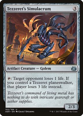 Tezzeret's Simulacrum Tezzeret's Simulacrum