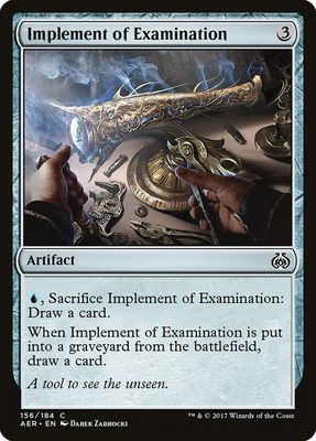 Implement of Examination Implement of Examination