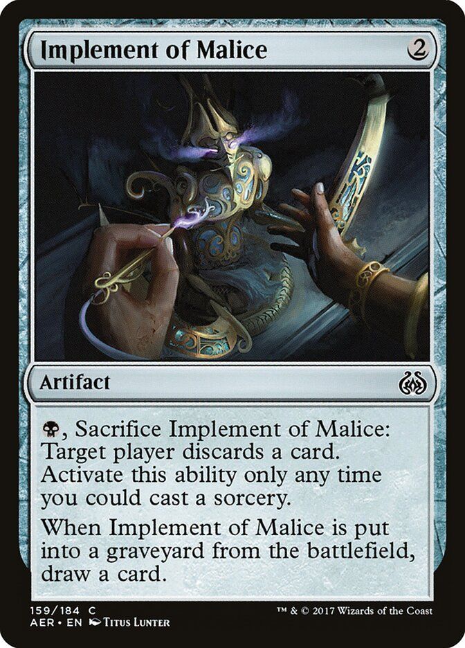 Implement of Malice Implement of Malice