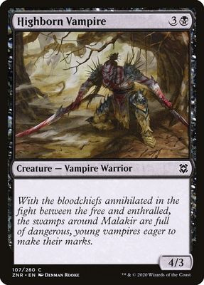 Highborn Vampire Highborn Vampire