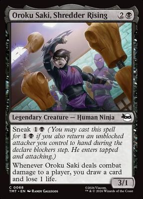 Oroku Saki, Shredder Rising Oroku Saki, Shredder Rising