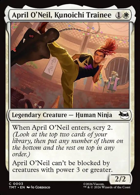 April O'Neil, Kunoichi Trainee