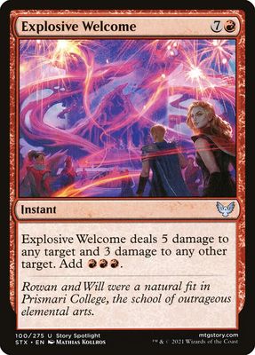 Explosive Welcome Explosive Welcome
