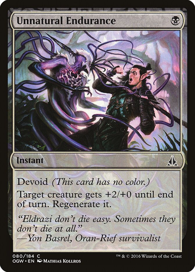Unnatural Endurance Unnatural Endurance
