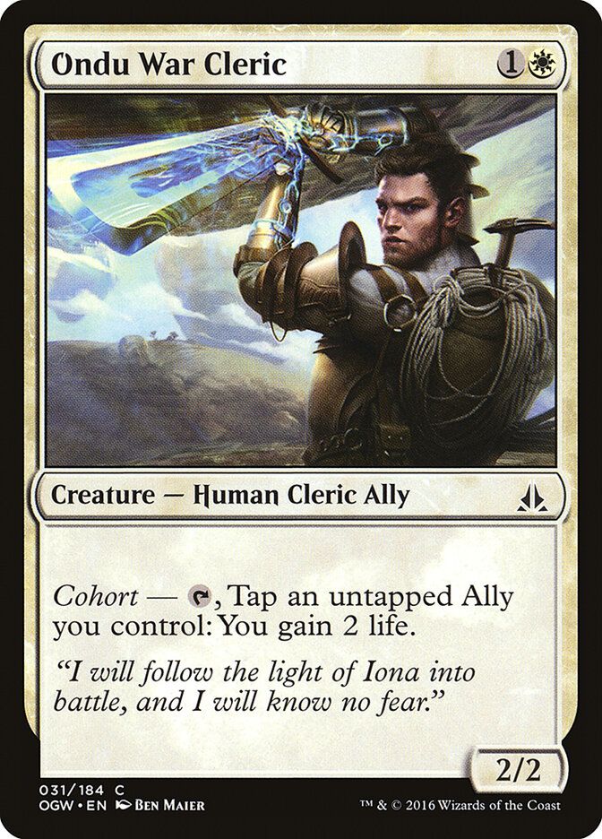 Ondu War Cleric Ondu War Cleric