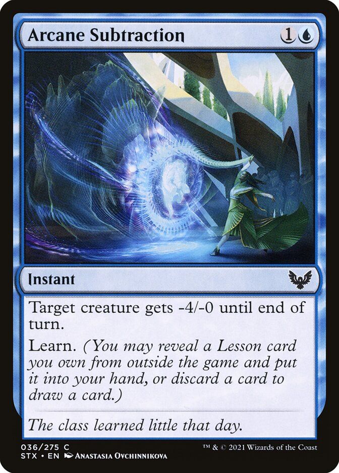 Arcane Subtraction Arcane Subtraction