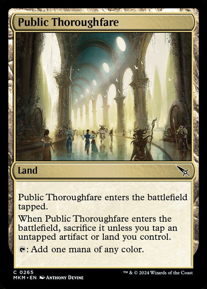 Public Thoroughfare Public Thoroughfare