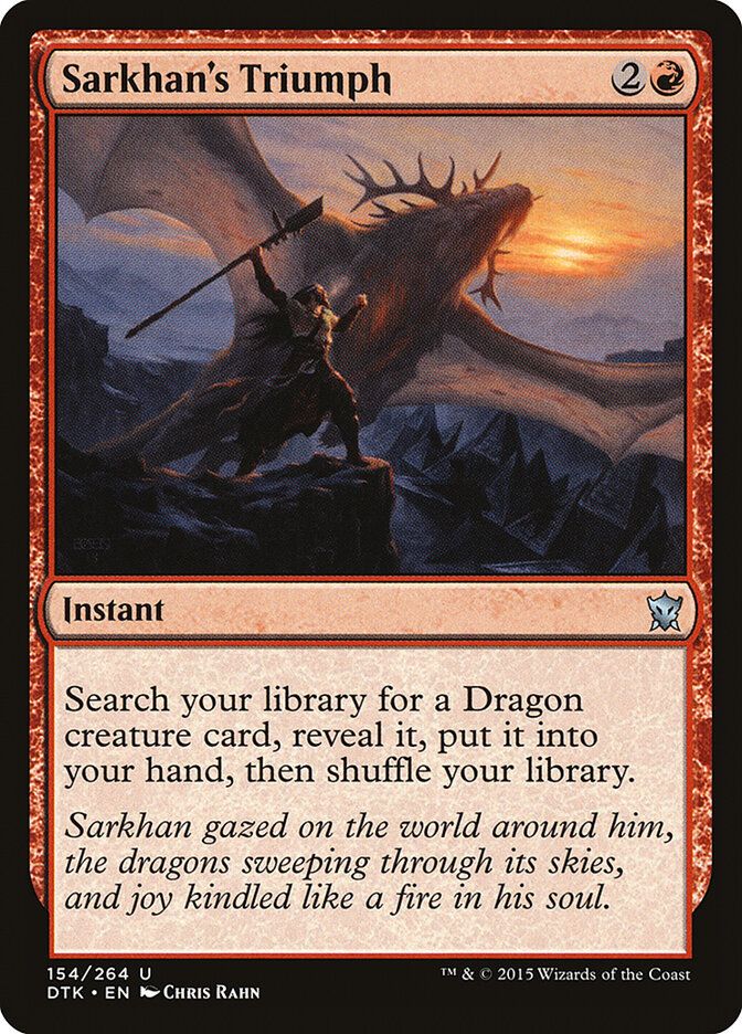 Sarkhan's Triumph Sarkhan's Triumph