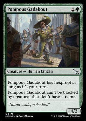 Pompous Gadabout Pompous Gadabout