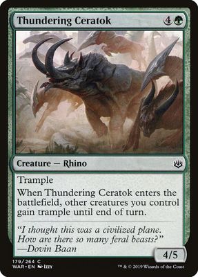 Thundering Ceratok Thundering Ceratok