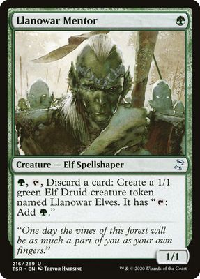 Llanowar Mentor Llanowar Mentor