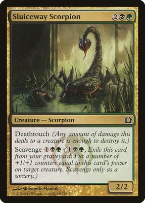 Sluiceway Scorpion Sluiceway Scorpion