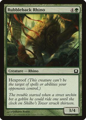 Rubbleback Rhino Rubbleback Rhino
