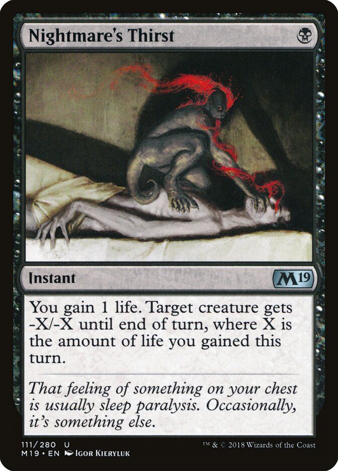 Nightmare's Thirst Nightmare's Thirst
