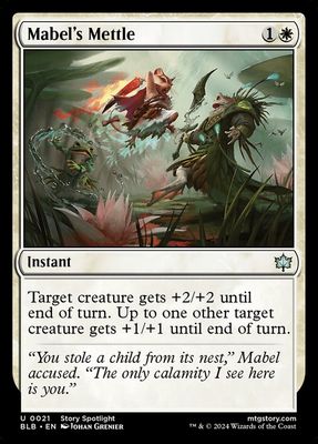 Mabel's Mettle Mabel's Mettle