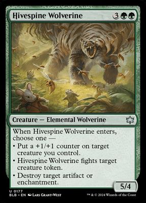 Hivespine Wolverine Hivespine Wolverine