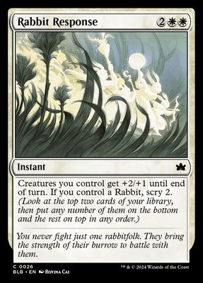 Rabbit Response Rabbit Response