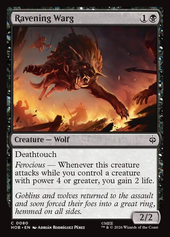 Ravening Warg Ravening Warg