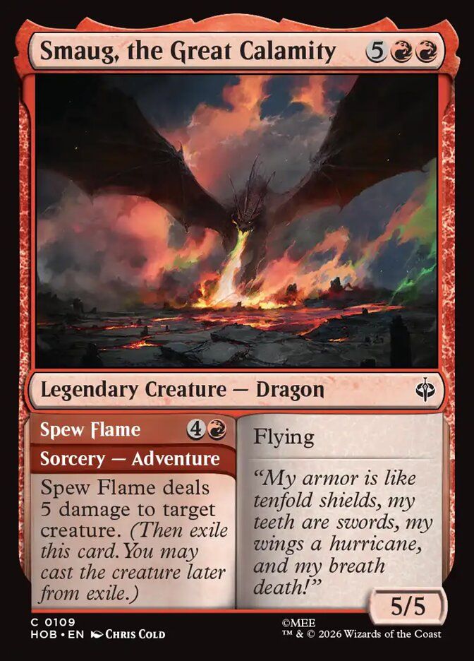 Smaug, the Great Calamity // Spew Flame Smaug, the Great Calamity // Spew Flame
