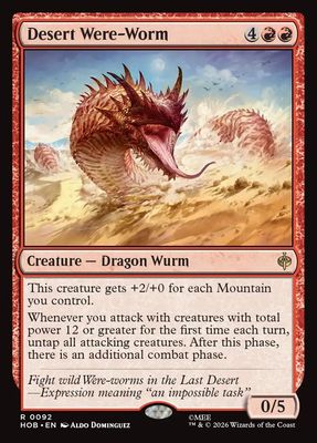 Desert Were-Worm Desert Were-Worm