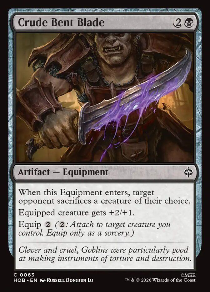 Crude Bent Blade Crude Bent Blade