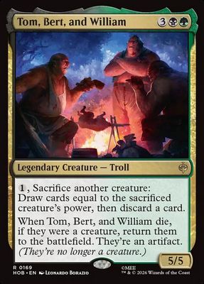 Tom, Bert, and William Tom, Bert, and William