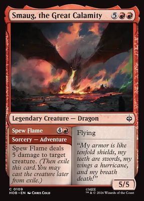 Smaug, the Great Calamity // Spew Flame Smaug, the Great Calamity // Spew Flame